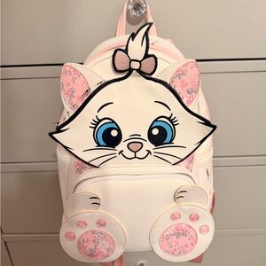 Disney lounge fly Marie Aristocats backpack Pink and White